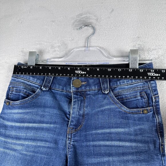 Democracy Skinny Jeans Size 2P AB Solution Women's Mid Rise Medium Wash Blue - Picture 7 of 12